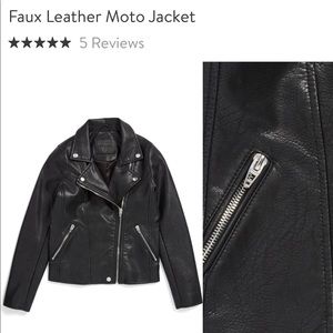 Blank NYC - Faux Leather Moto Jacket